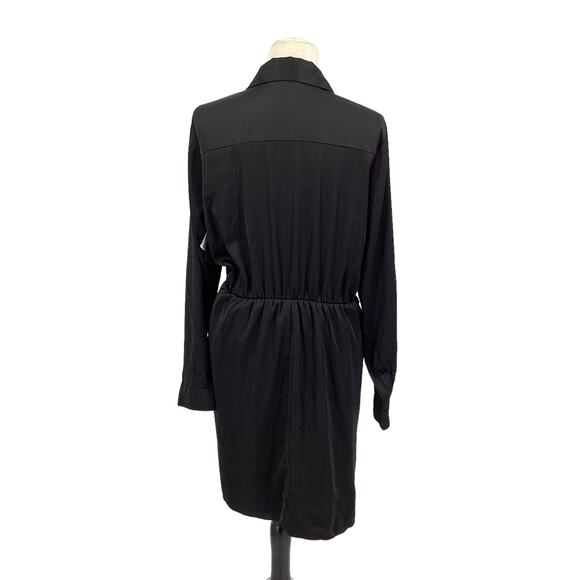 Guess Eco Alya Dress Black Size Large NWOT $118 MSRP - Picture 9 of 9